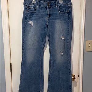American Eagle 🦅 boot cut blue jeans stretch